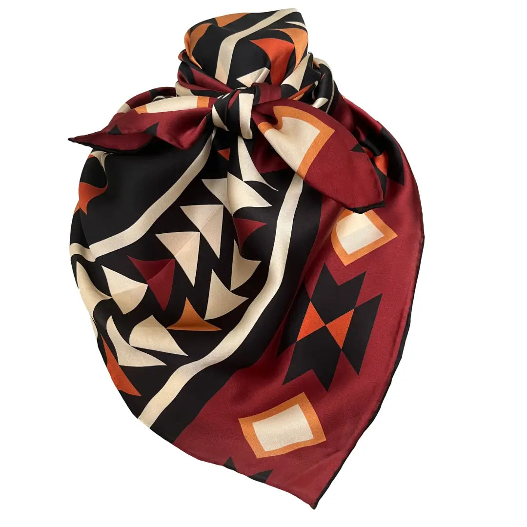 Aztec Wild Rags (Cimarron Cowboy) Silk Scarf