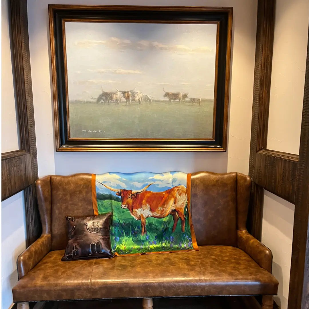 Western Wild Rags (Cowtown Calling) Silk Scarf