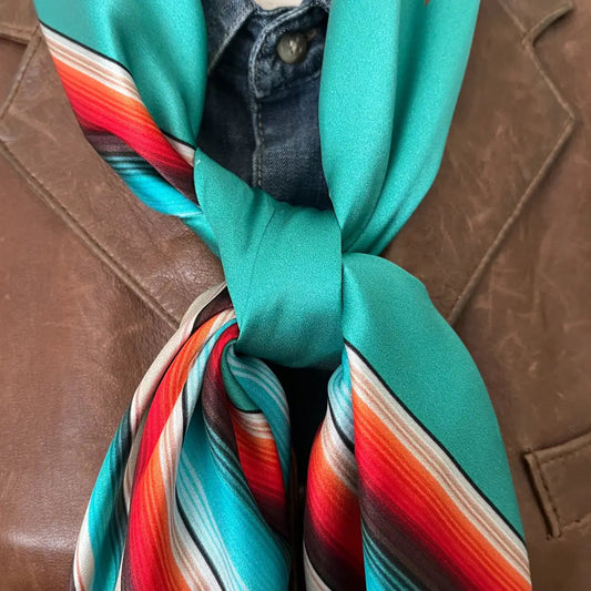 Serape Wild Rags (Western Sky) Silk Scarf