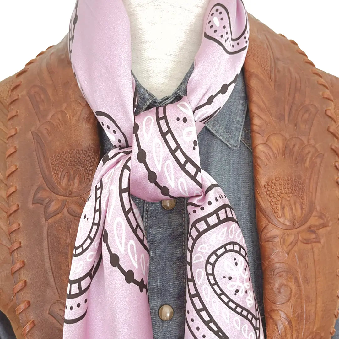 Paisley Wild Rags (Birdie) Purple Lilac Silk Scarf