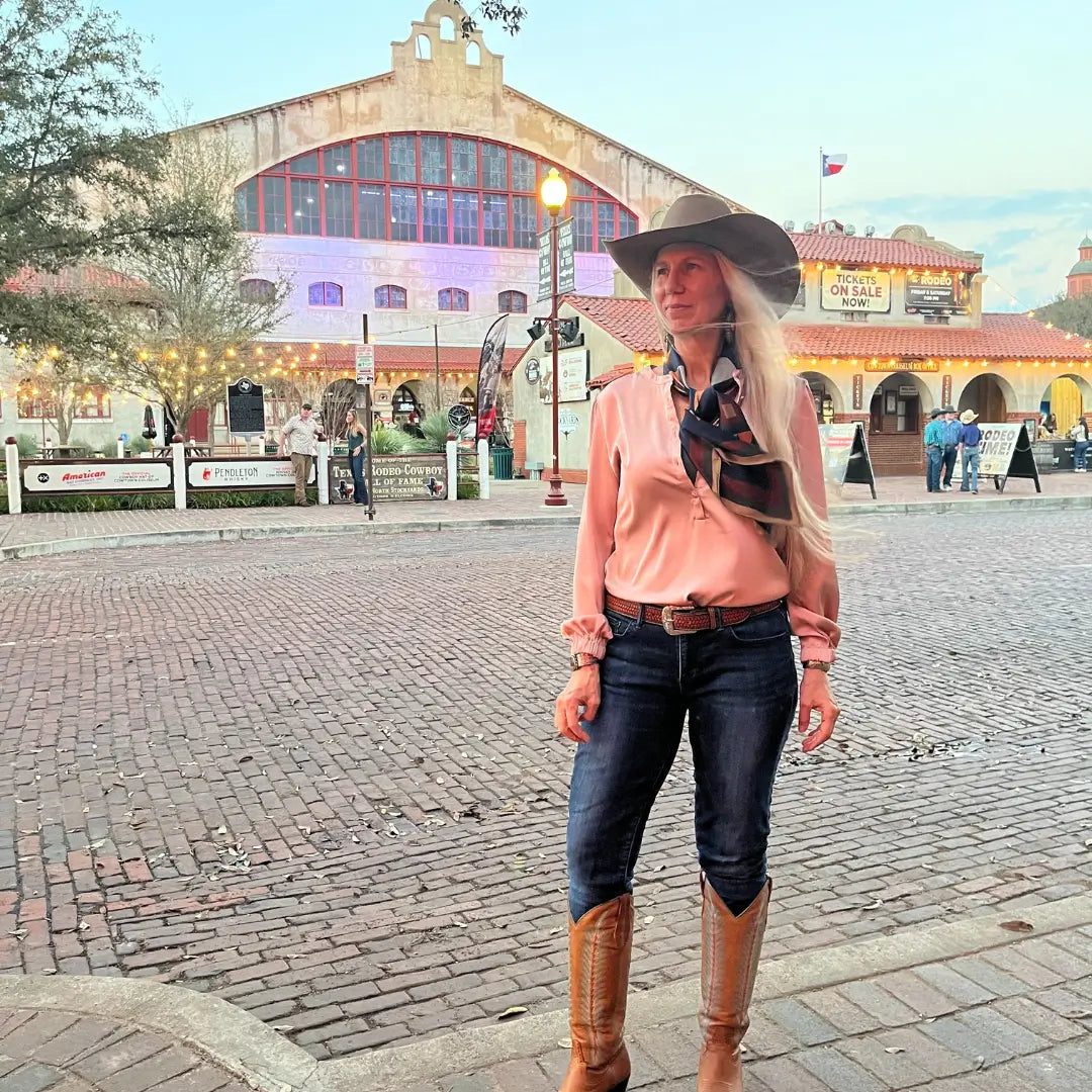 Aztec Wild Rags (Pecos River) Silk Scarf