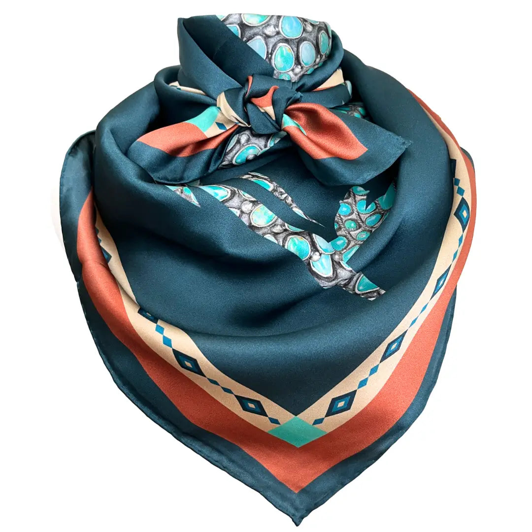 Cowgirl Wild Rags (Cowtown Corral) Silk Scarf