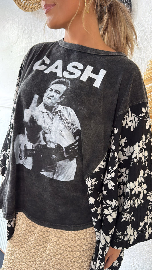 Midnight Outlaw Graphic tee, Black