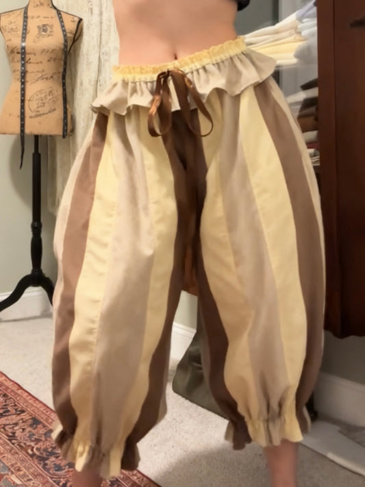 Women's striped trousers