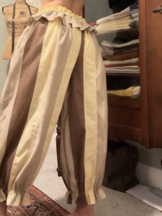 Women's striped trousers