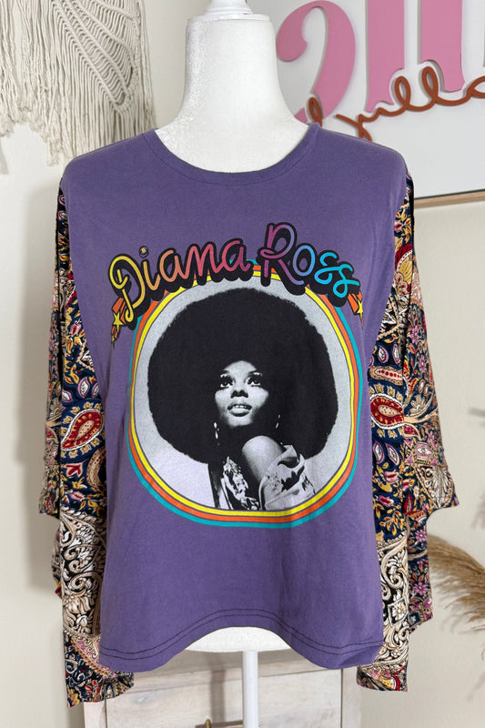 Diana Ross Mix & Match Tee（No Patch）