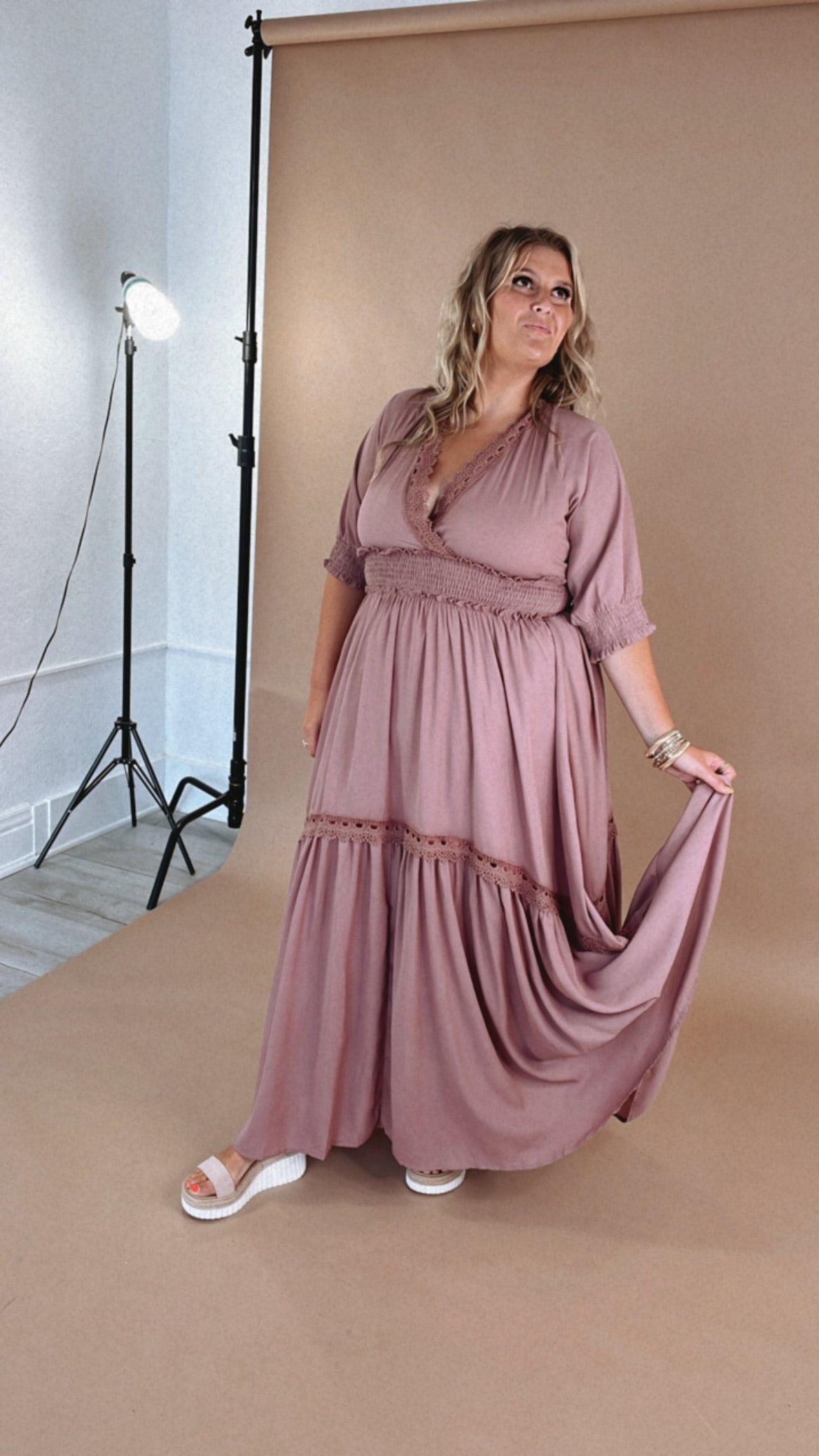 Most Admired Maxi Dress , Blush
