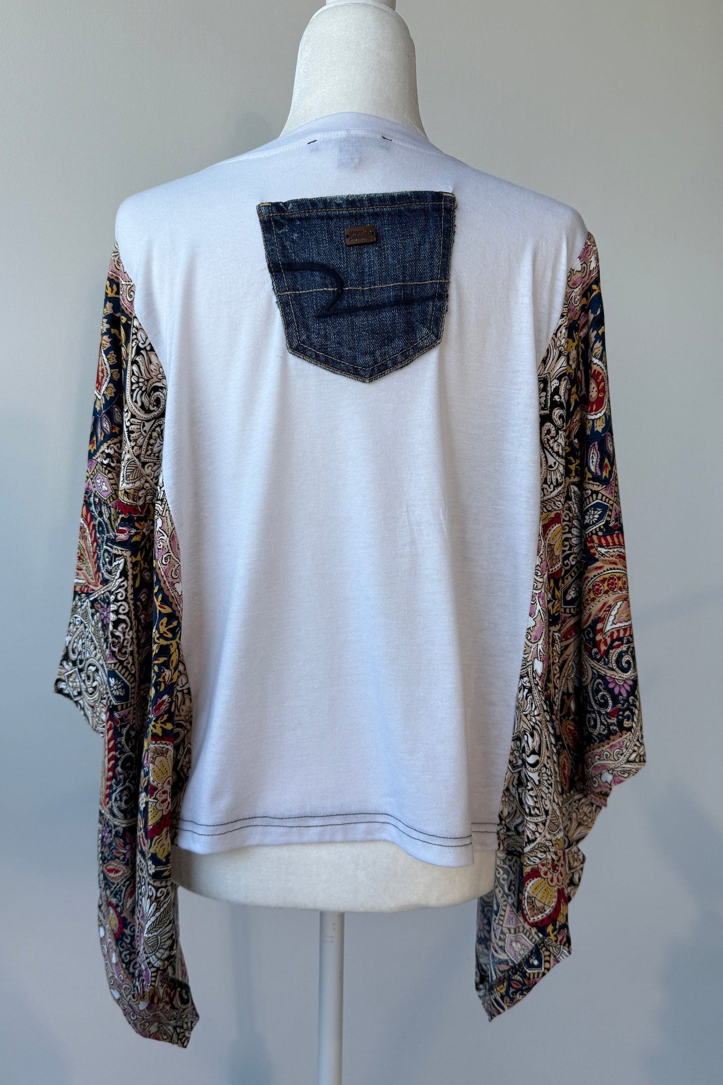 Brittney Mix & Match Tee White Floral