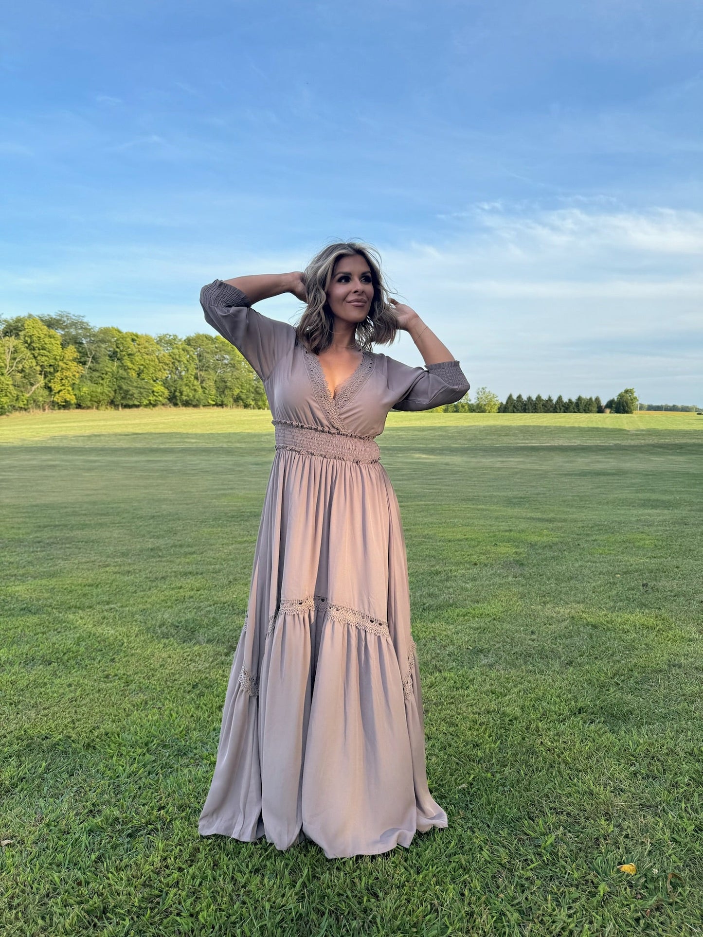 Most Admired Maxi Dress , Taupe