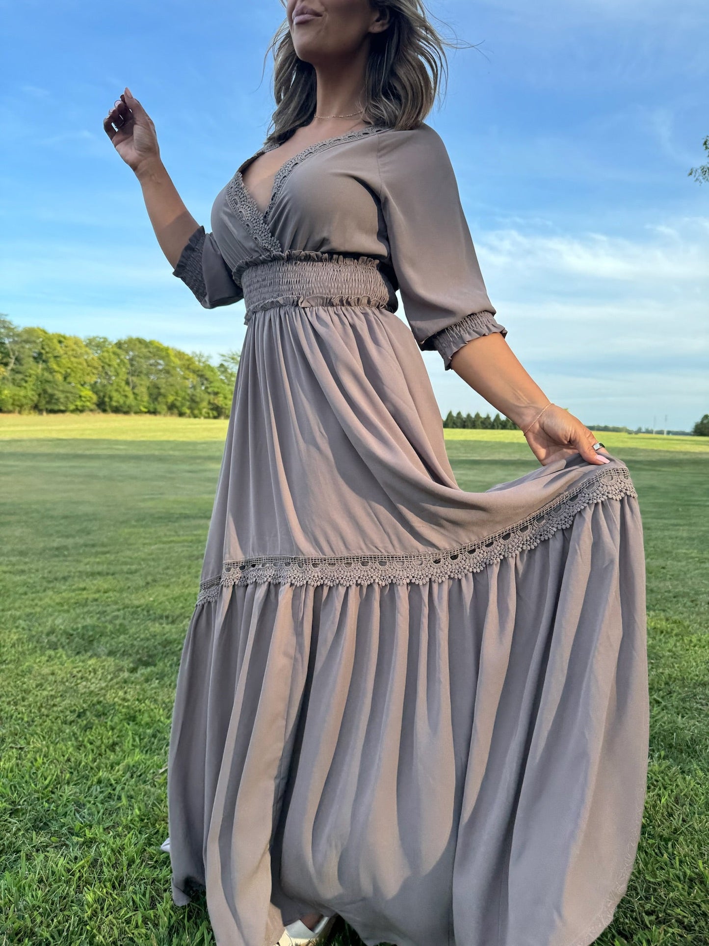 Most Admired Maxi Dress , Taupe