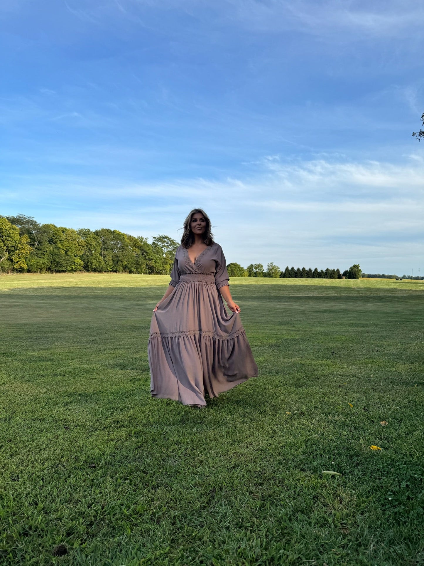 Most Admired Maxi Dress , Taupe