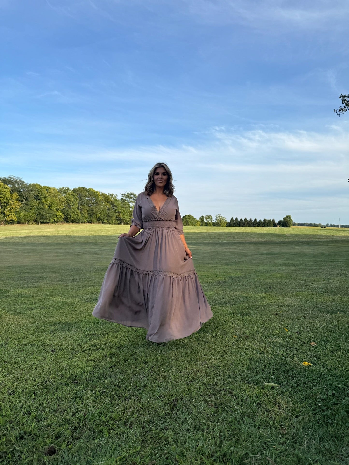 Most Admired Maxi Dress , Taupe