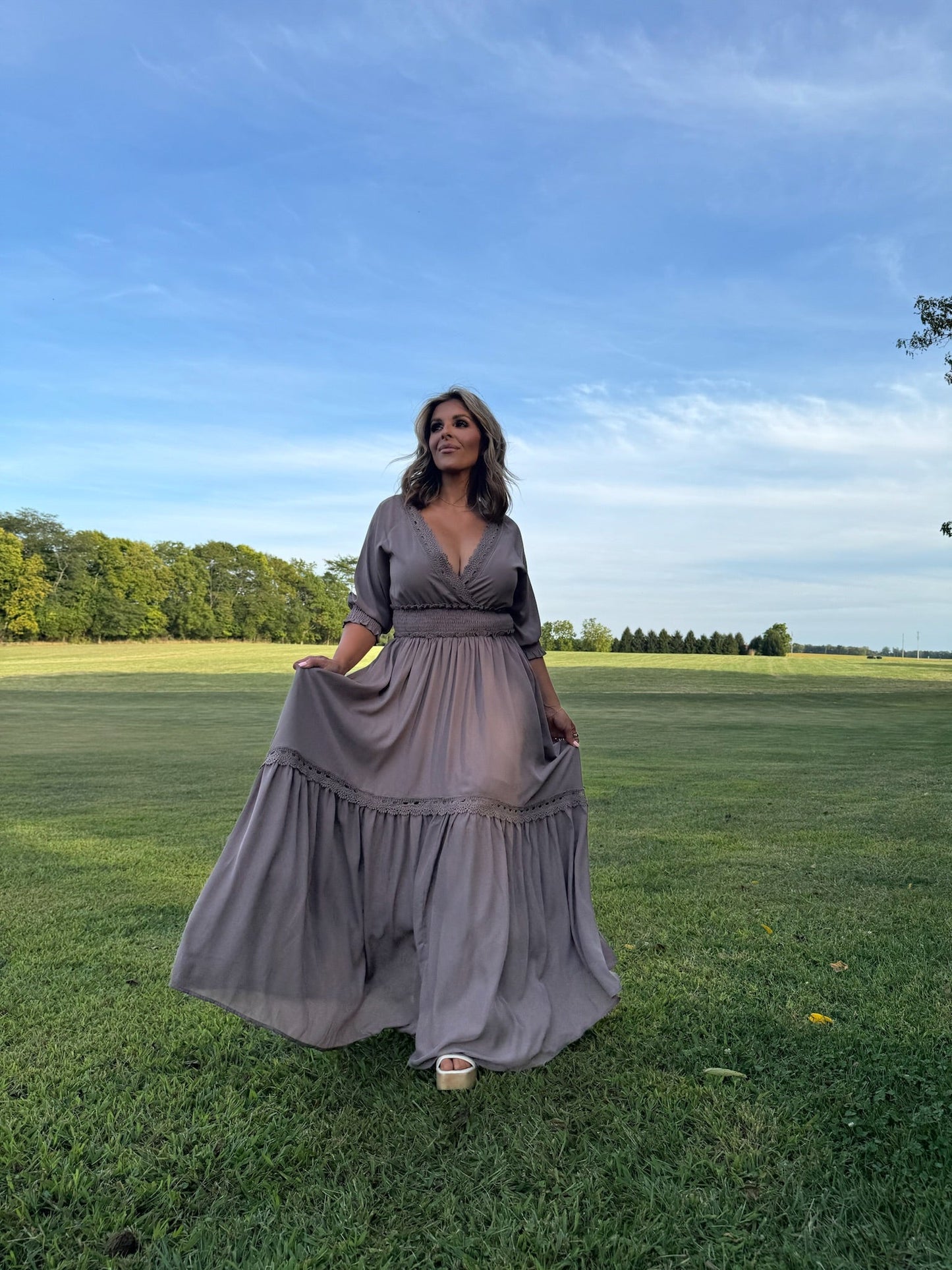 Most Admired Maxi Dress , Taupe