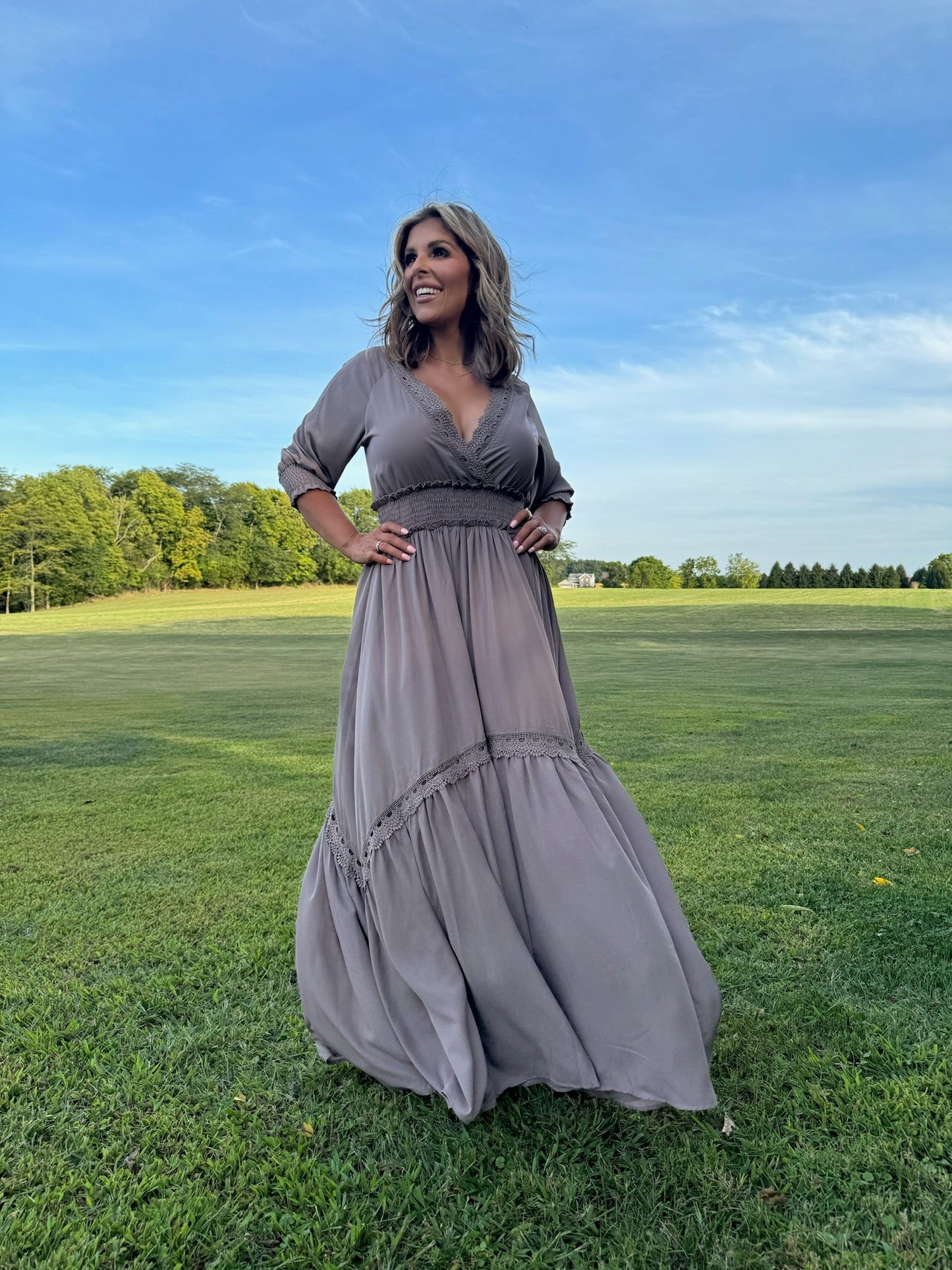Most Admired Maxi Dress , Taupe