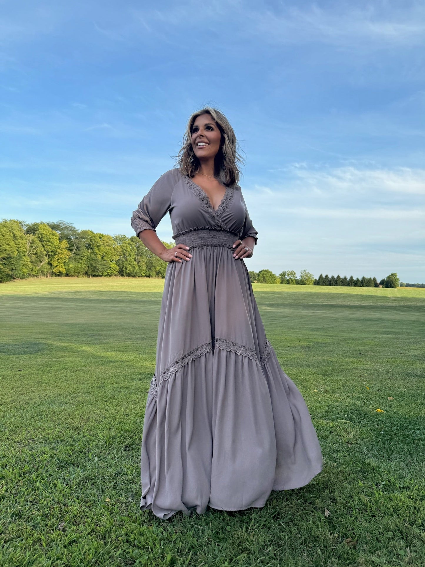 Most Admired Maxi Dress , Taupe