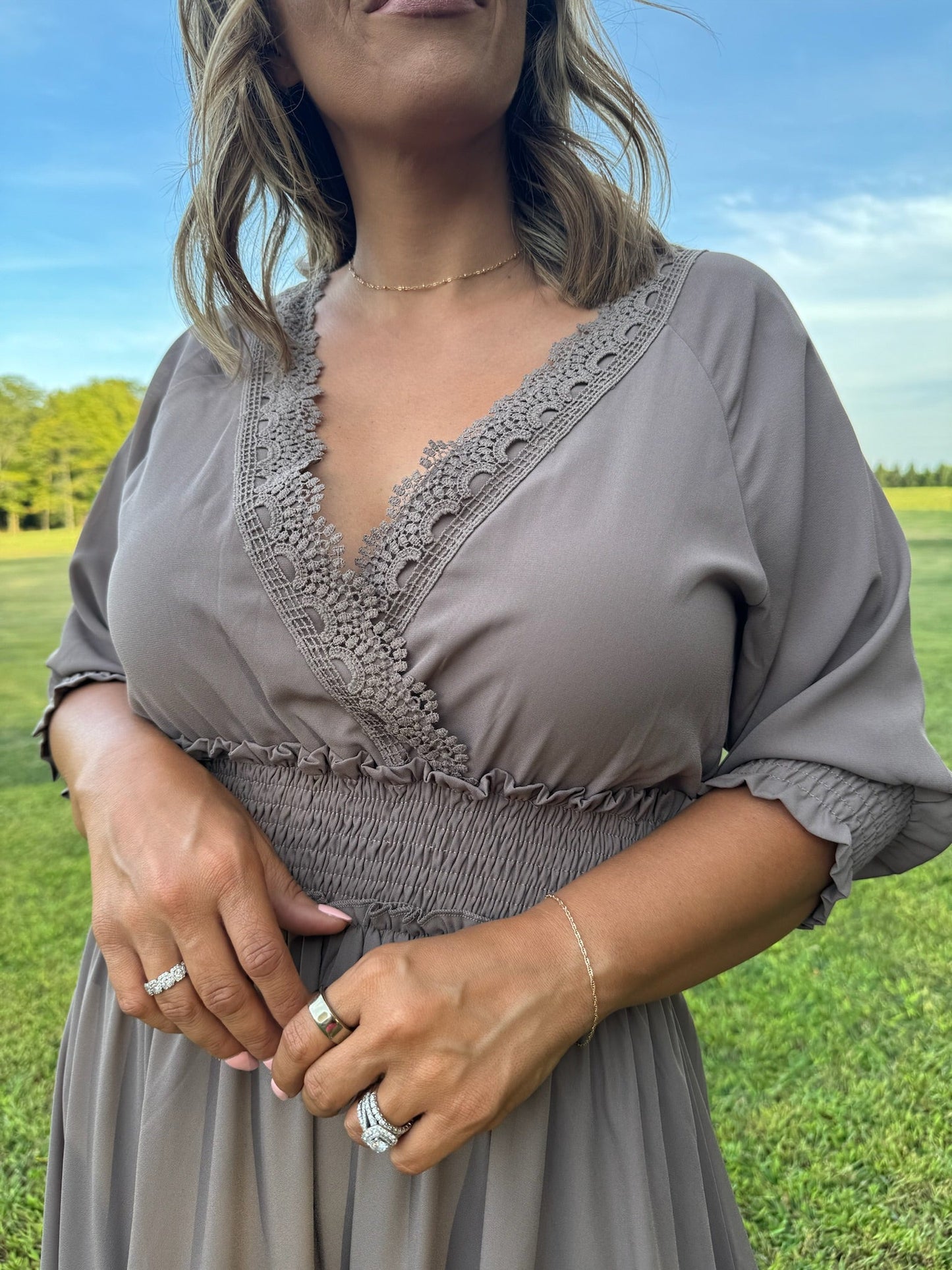 Most Admired Maxi Dress , Taupe