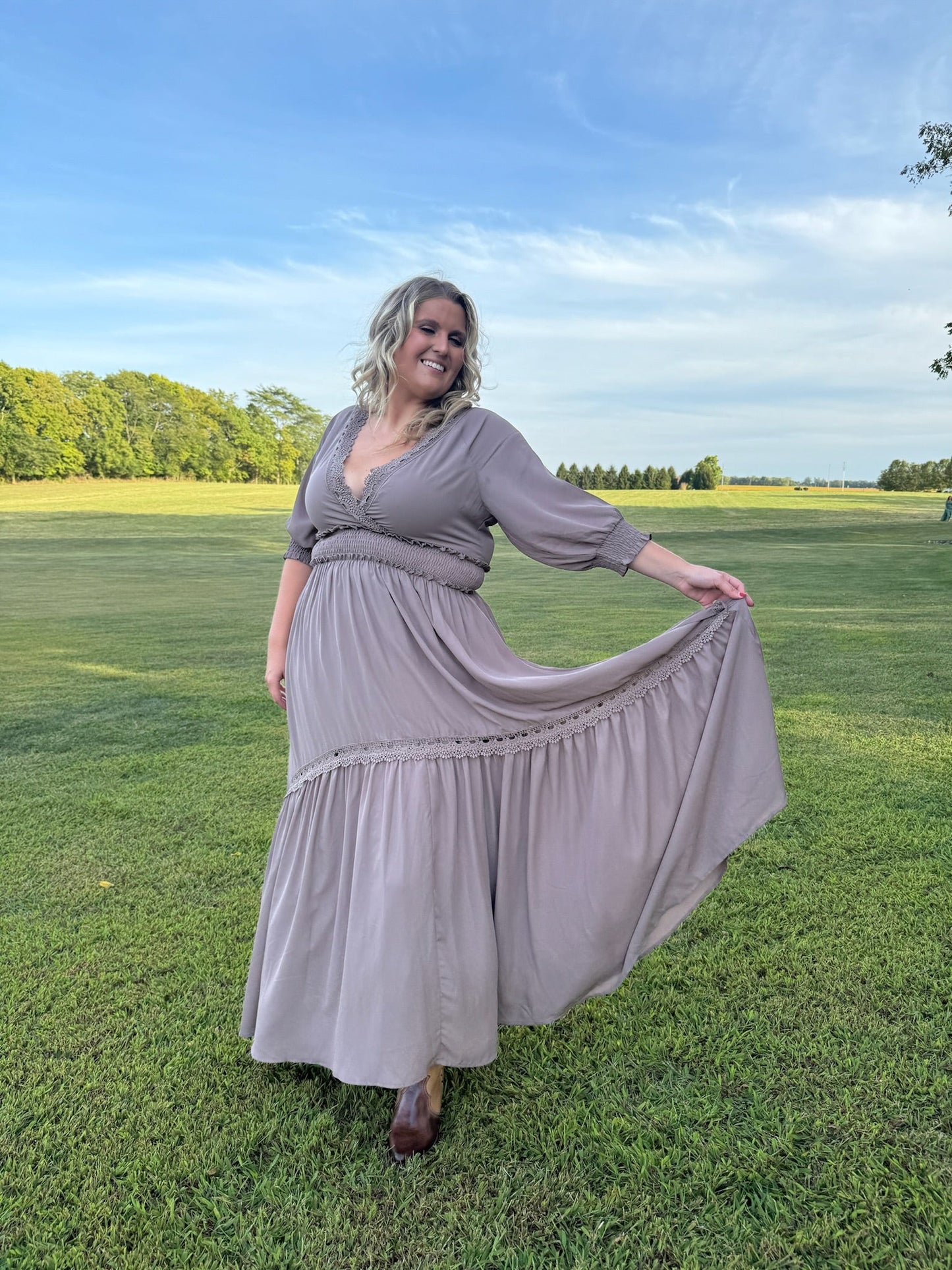 Most Admired Maxi Dress , Taupe