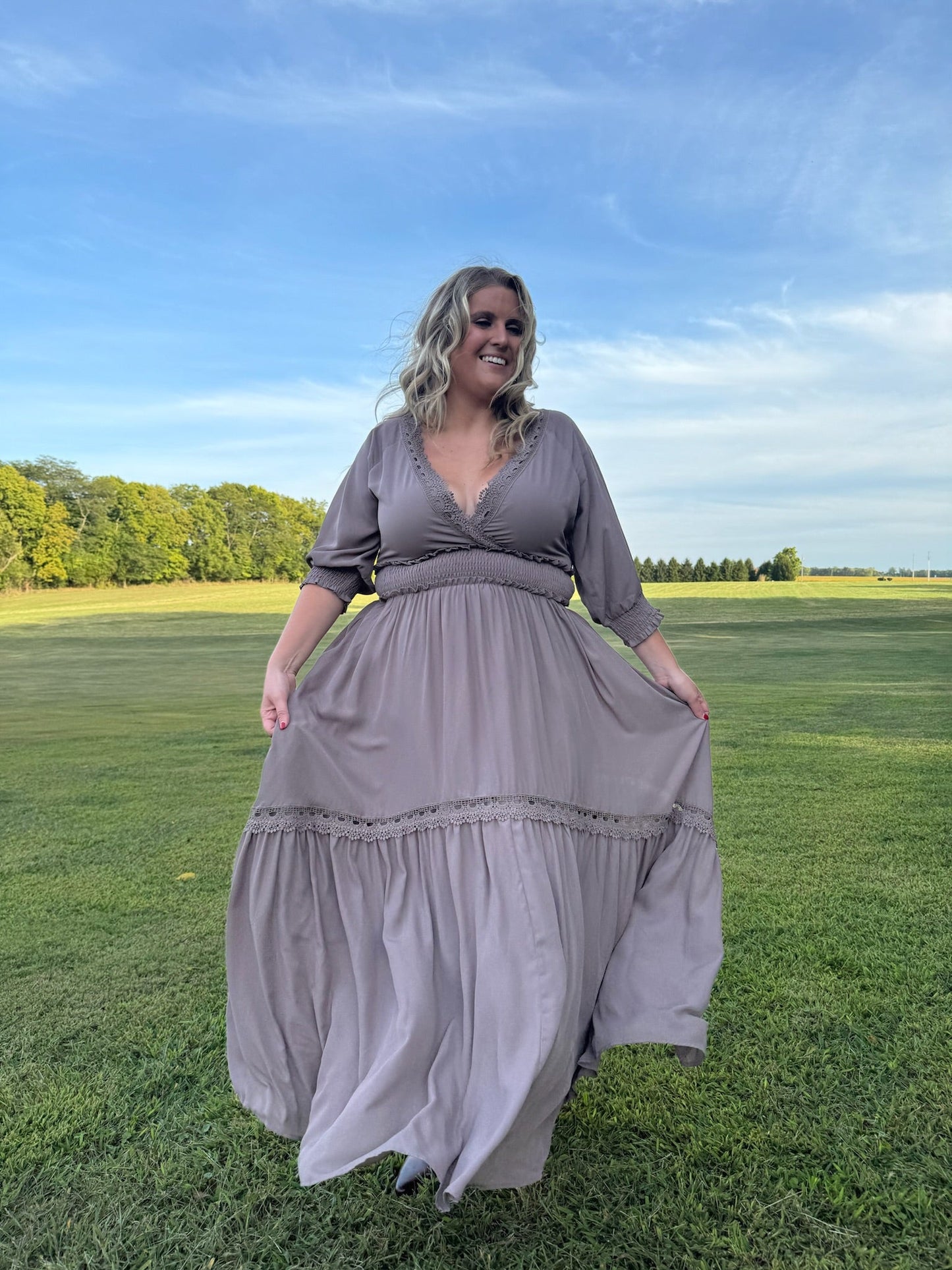 Most Admired Maxi Dress , Taupe