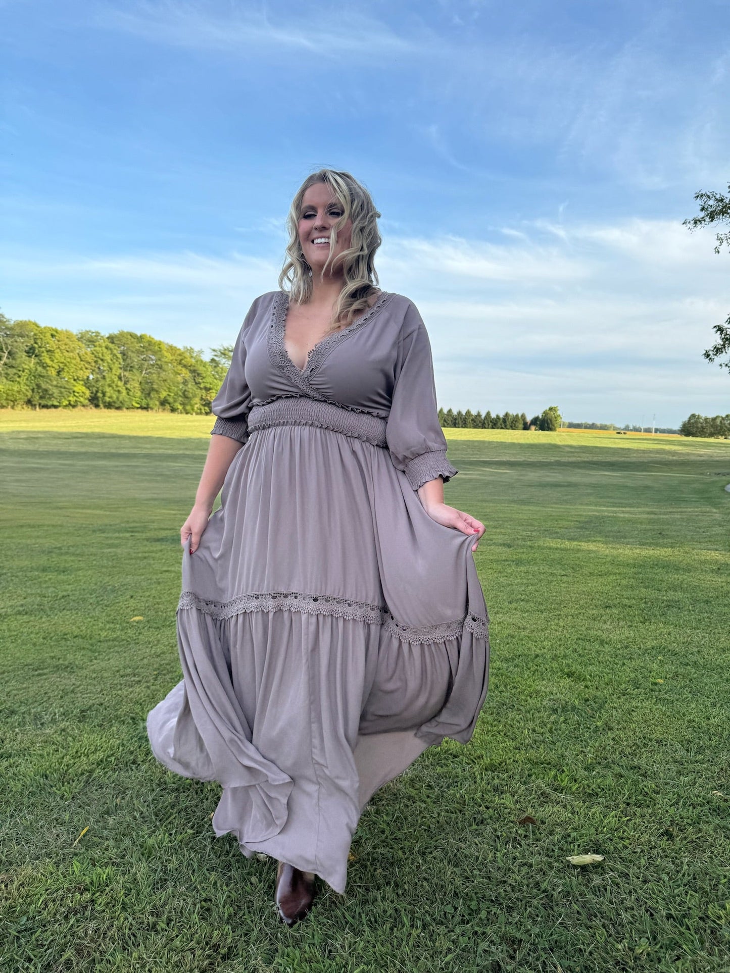 Most Admired Maxi Dress , Taupe