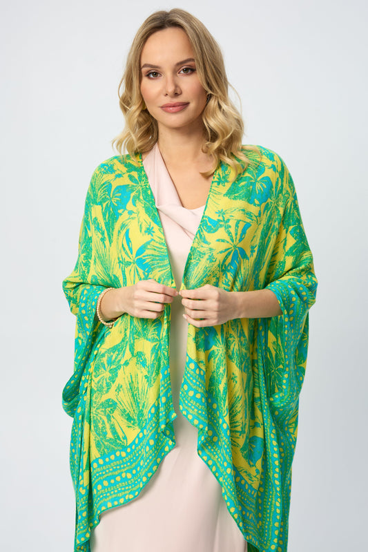 Tropical Print Kimono
