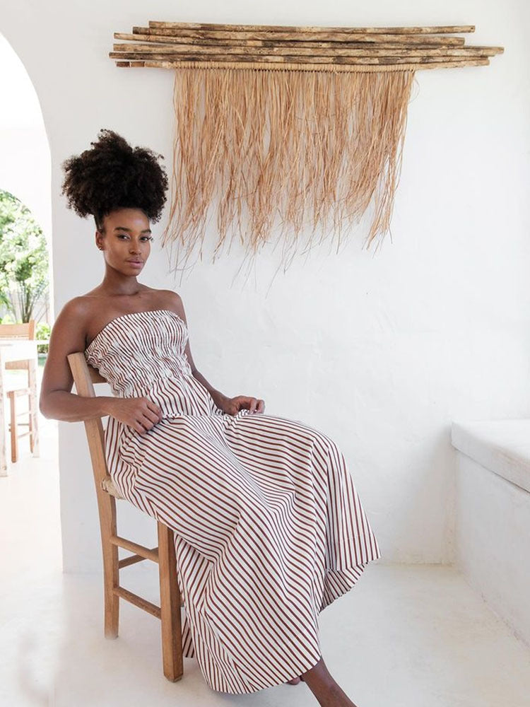 Isabella's Island Tube Top Sleeveless Maxi Dress