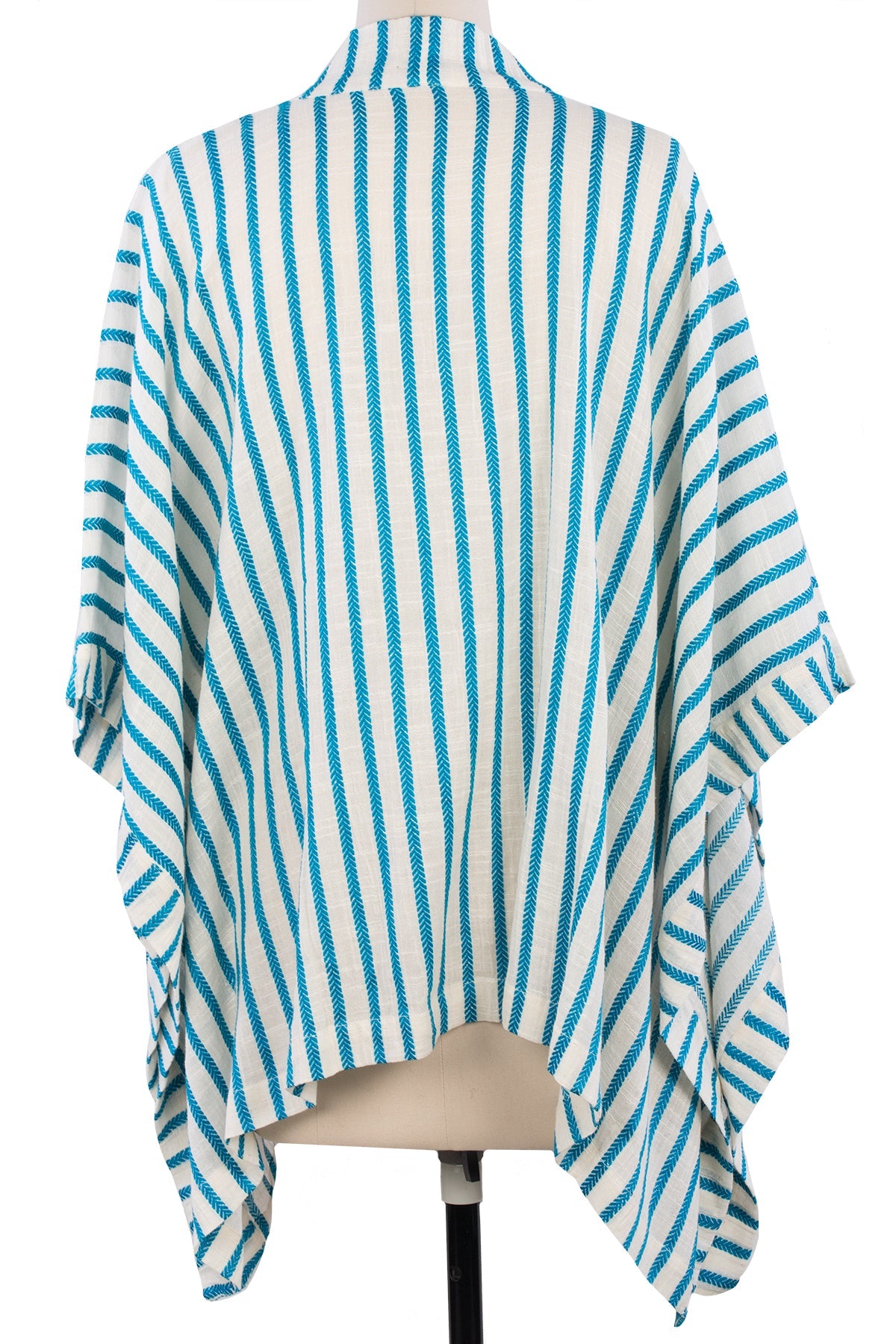 Striped Cotton Cover Up Kimono