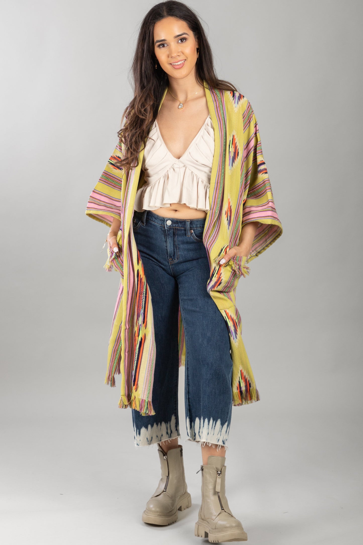 Ikat Striped Jacket