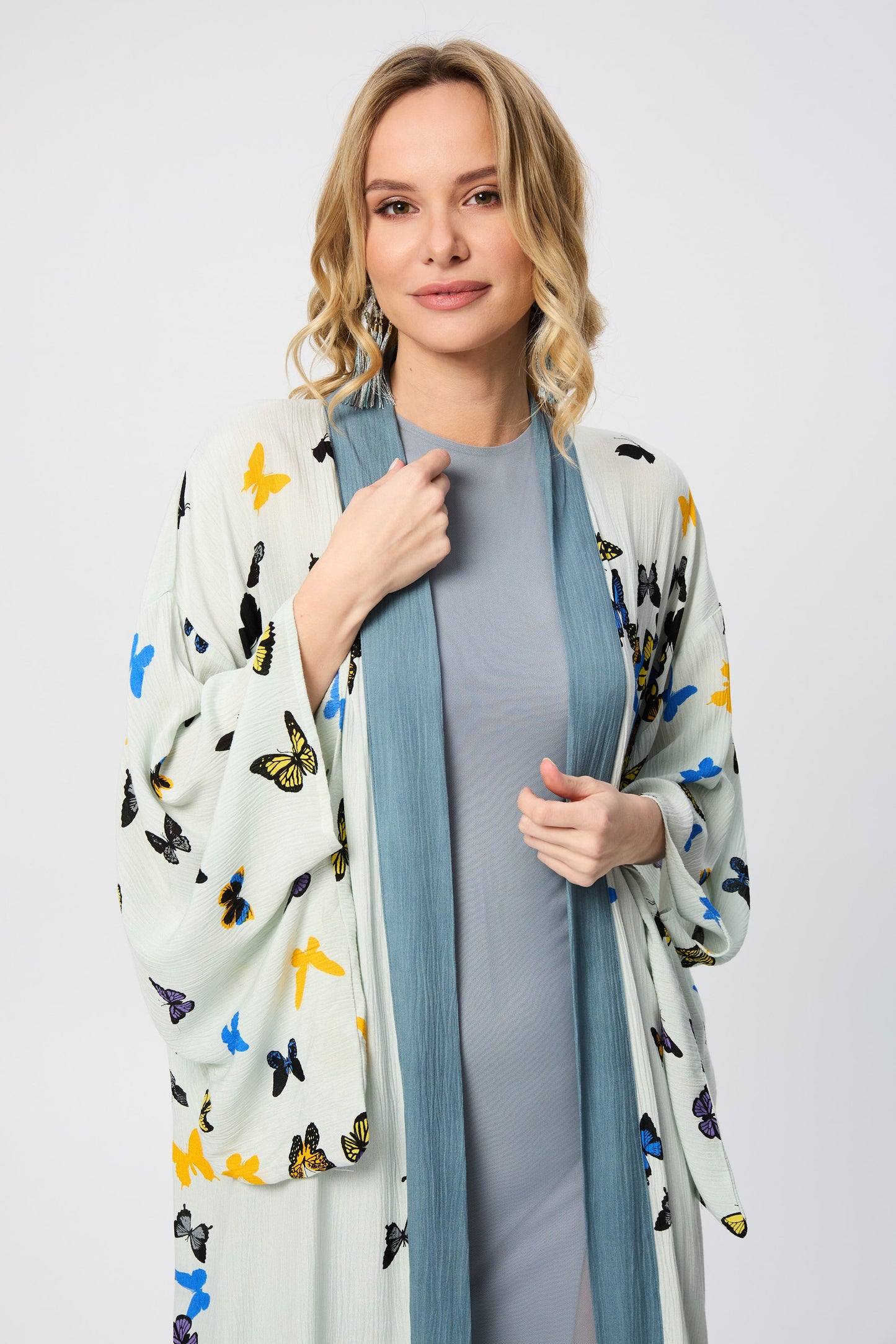 Scattered Butterfly Kimono