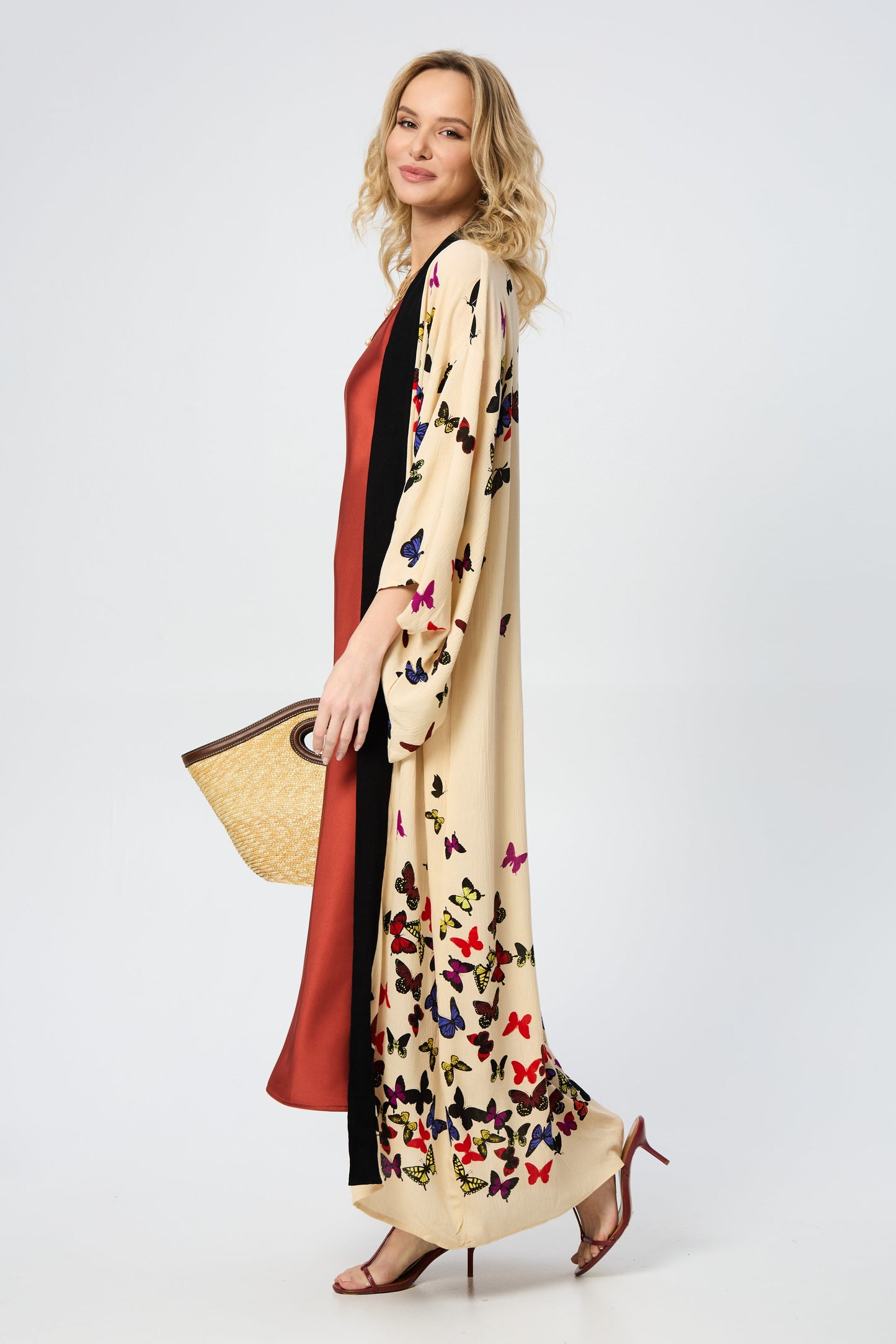 Scattered Butterfly Kimono