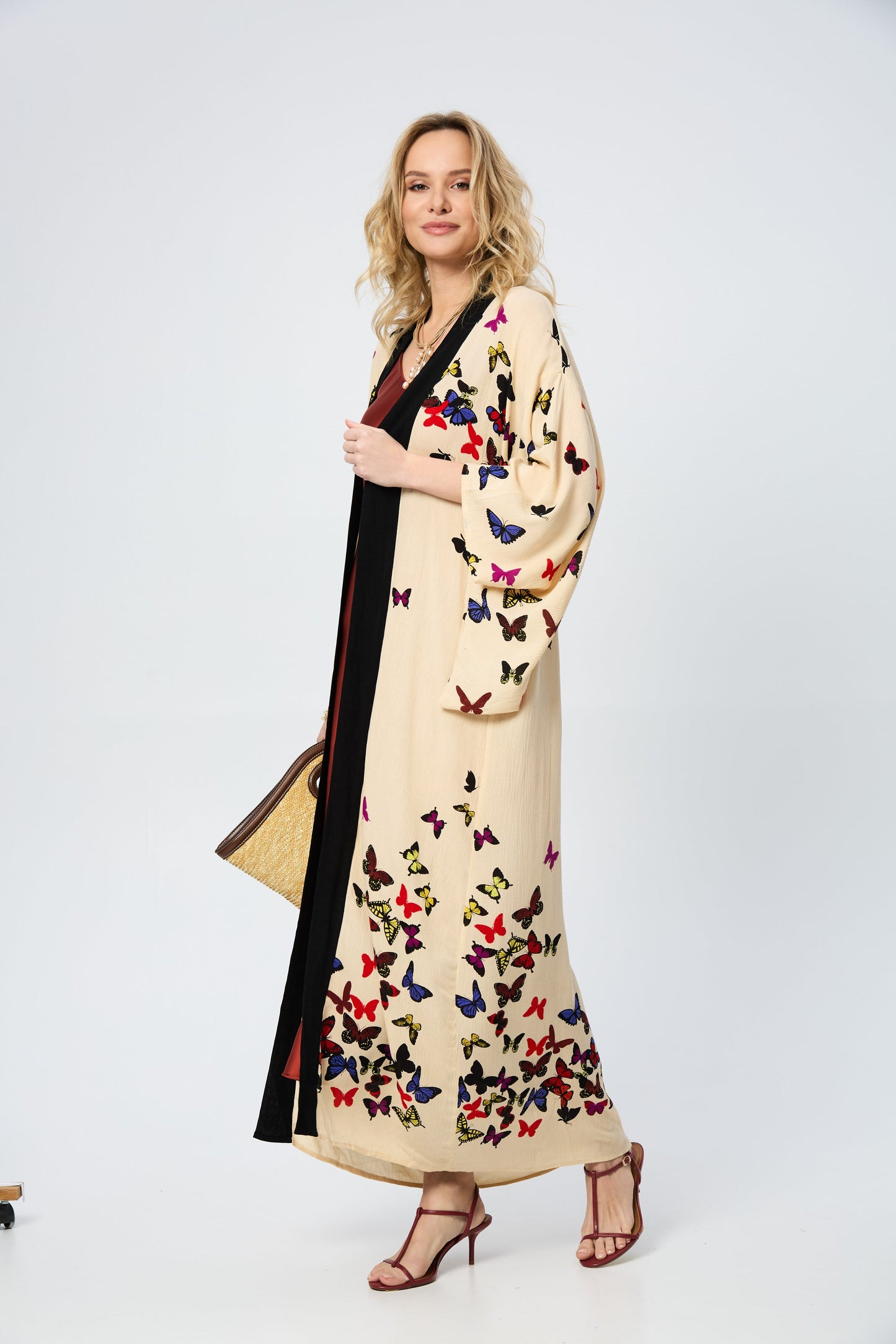 Scattered Butterfly Kimono