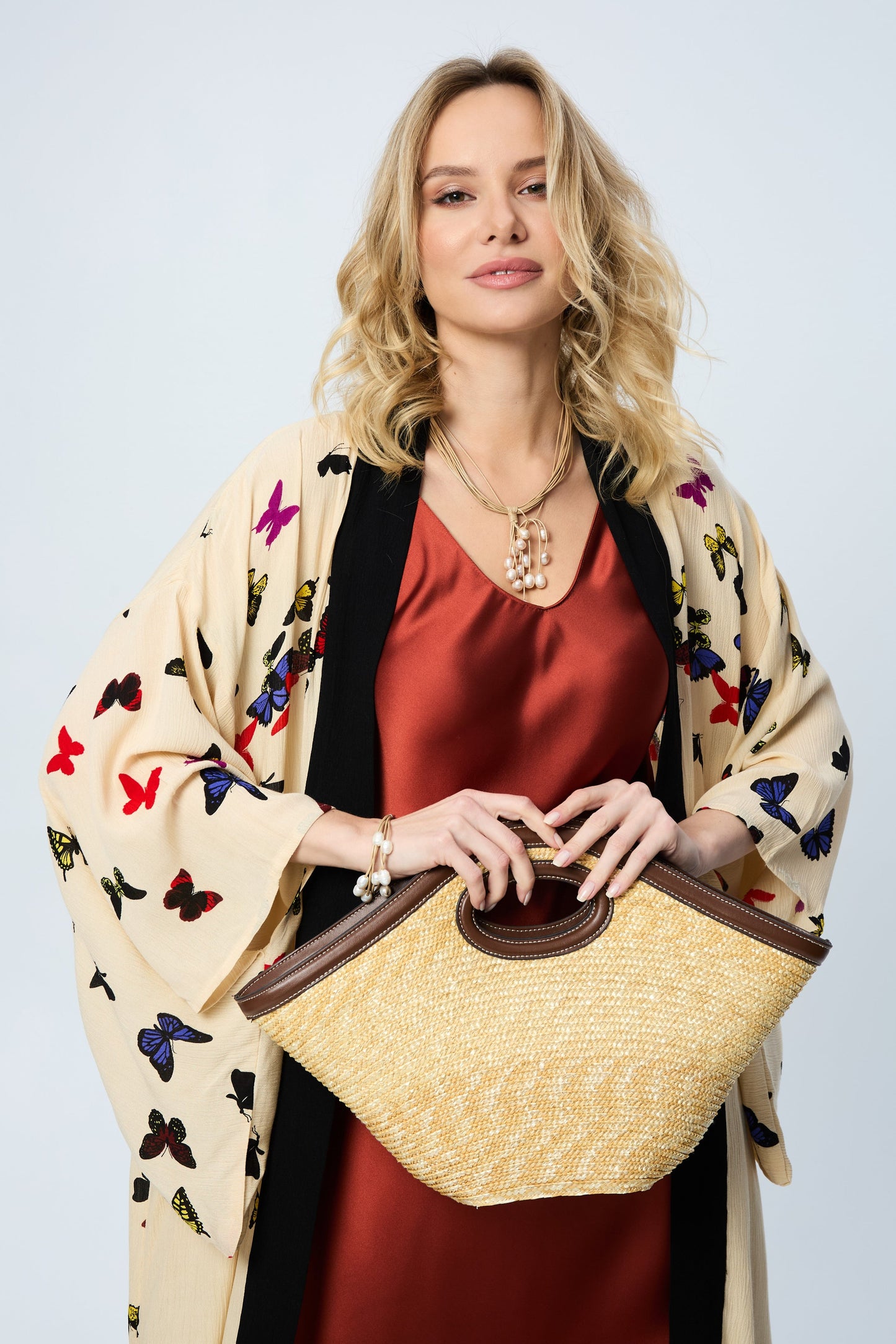 Scattered Butterfly Kimono
