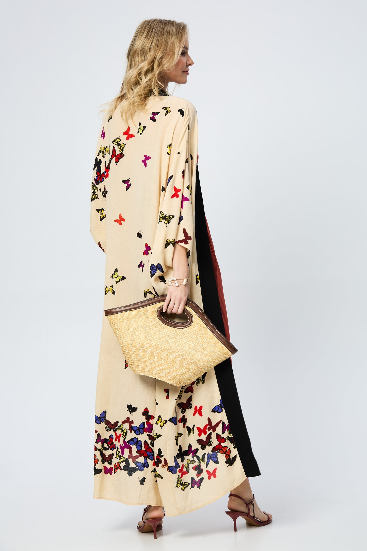 Scattered Butterfly Kimono