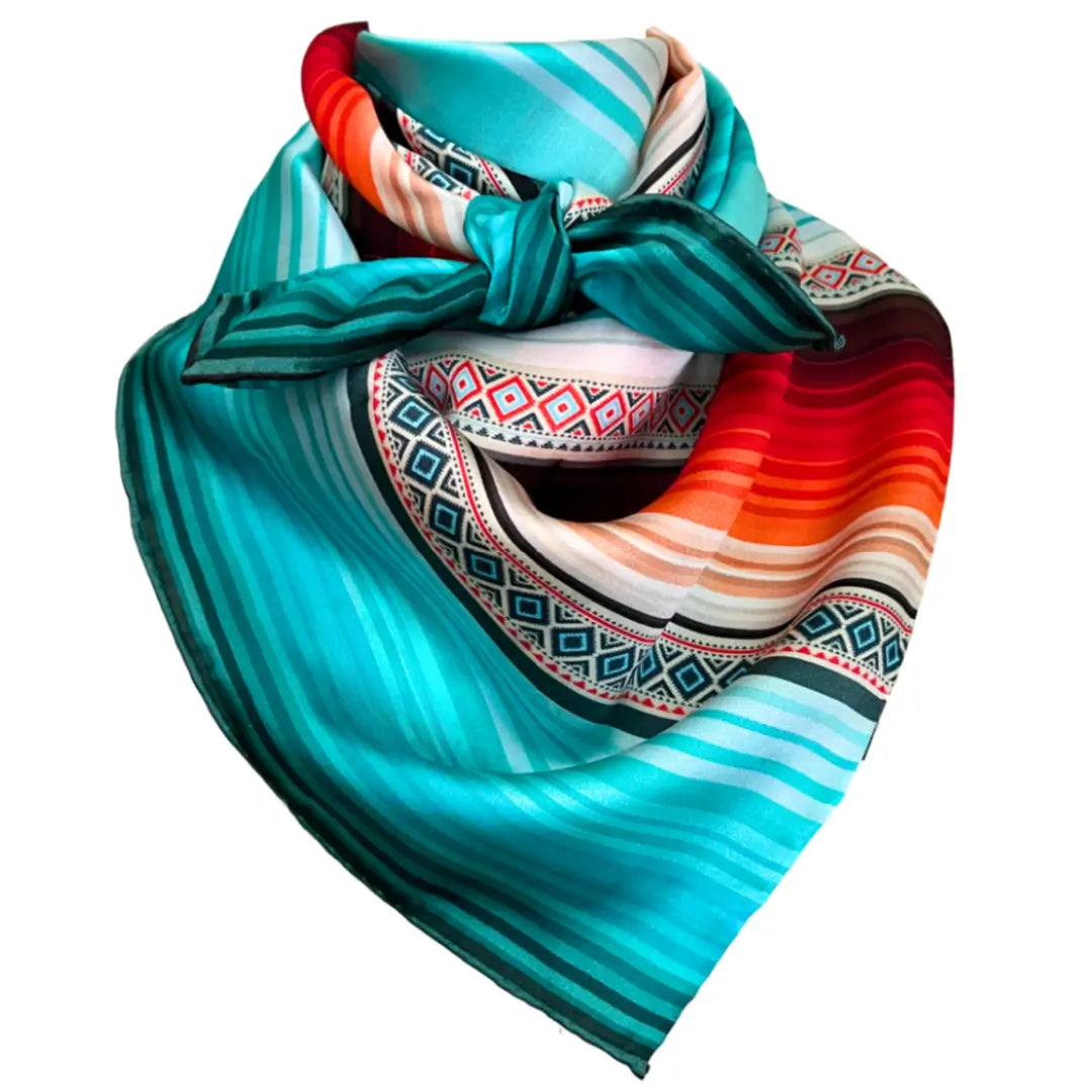 Serape Wild Rags (Wild Bill) Silk Scarf