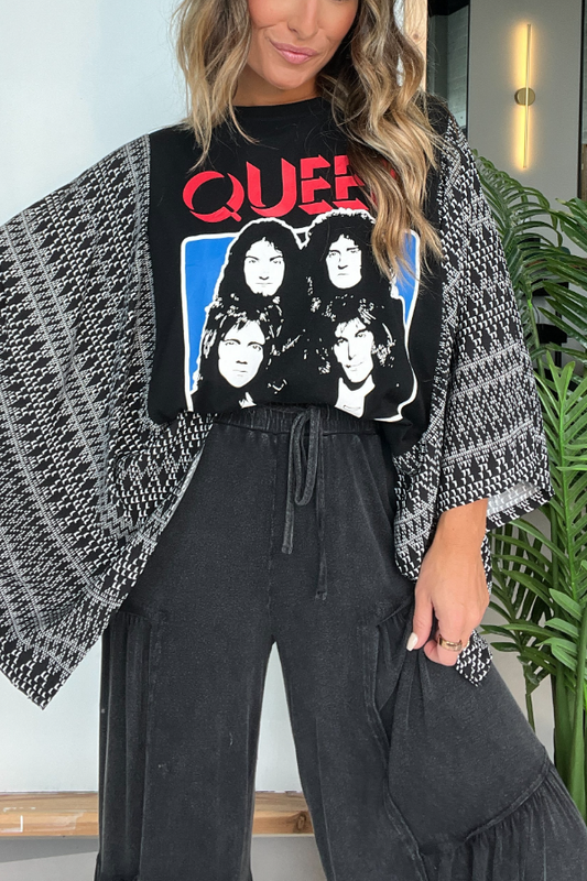 Queen Mix & Match Tee Black