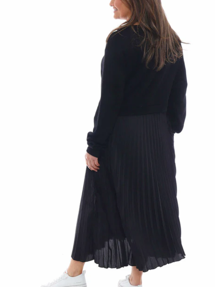 Pleated Jumper Dress