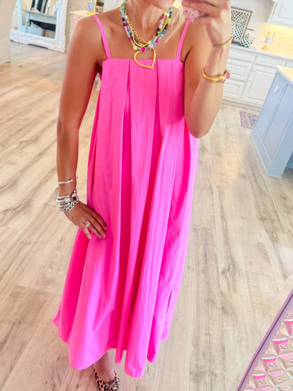 THML Pink Poplin Dress