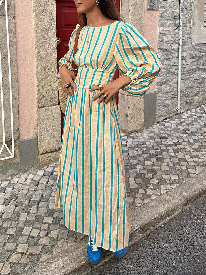 Linen Midi Dress
