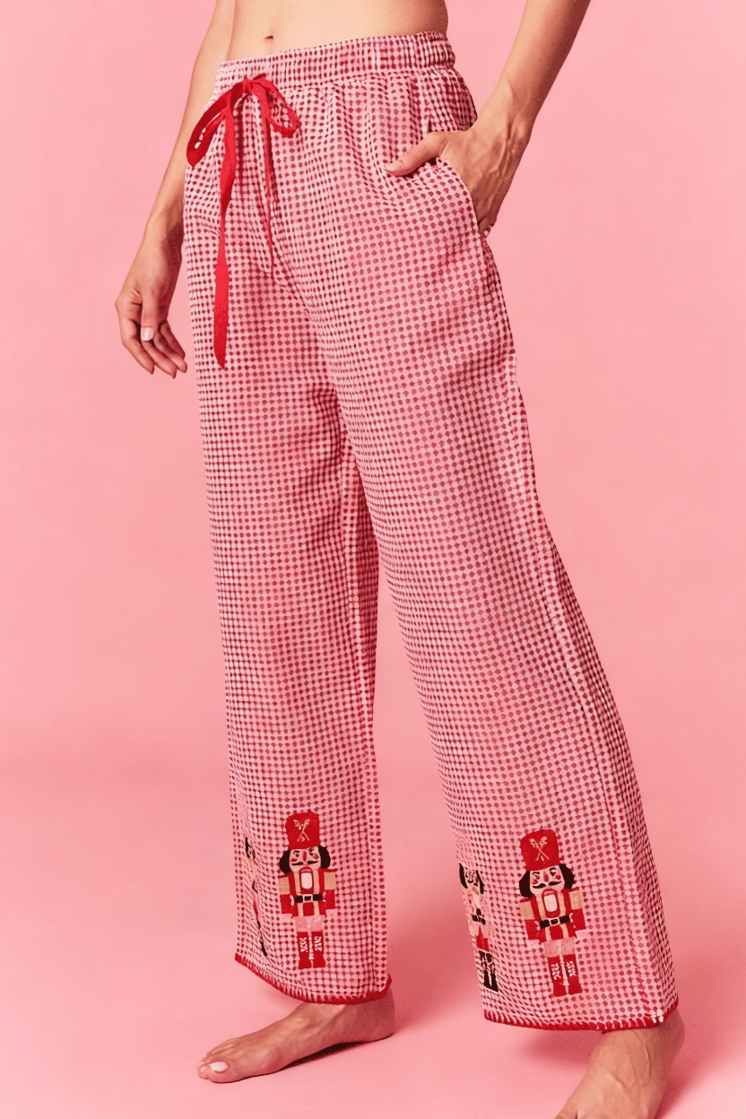 Nutcracker Red Christmas Pajama Set