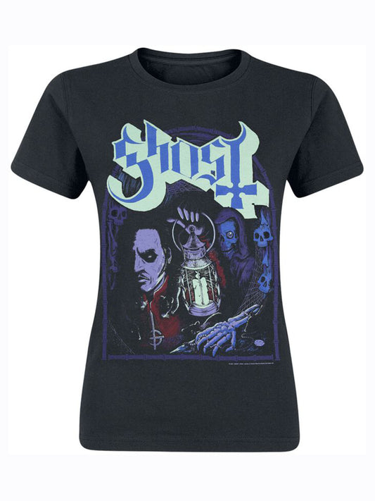 Punk print casual short-sleeved T-shirt