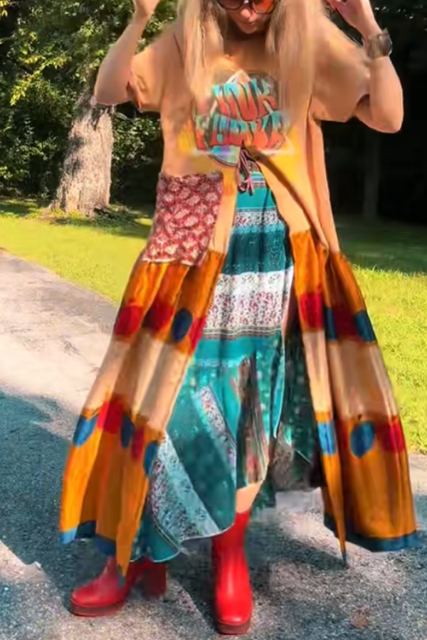Pink Floyd Double Split Maxi Tee
