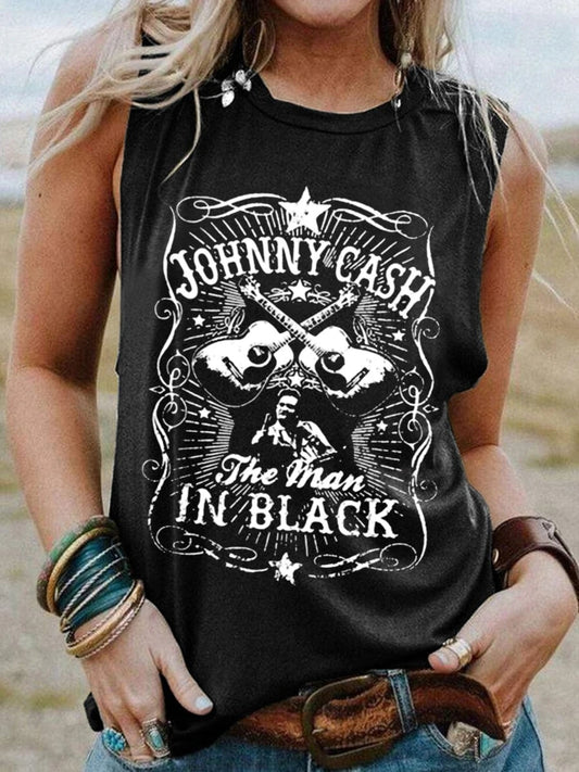Punk casual crew neck top