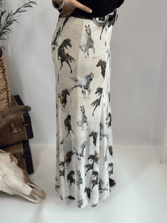 Ecru skirt
