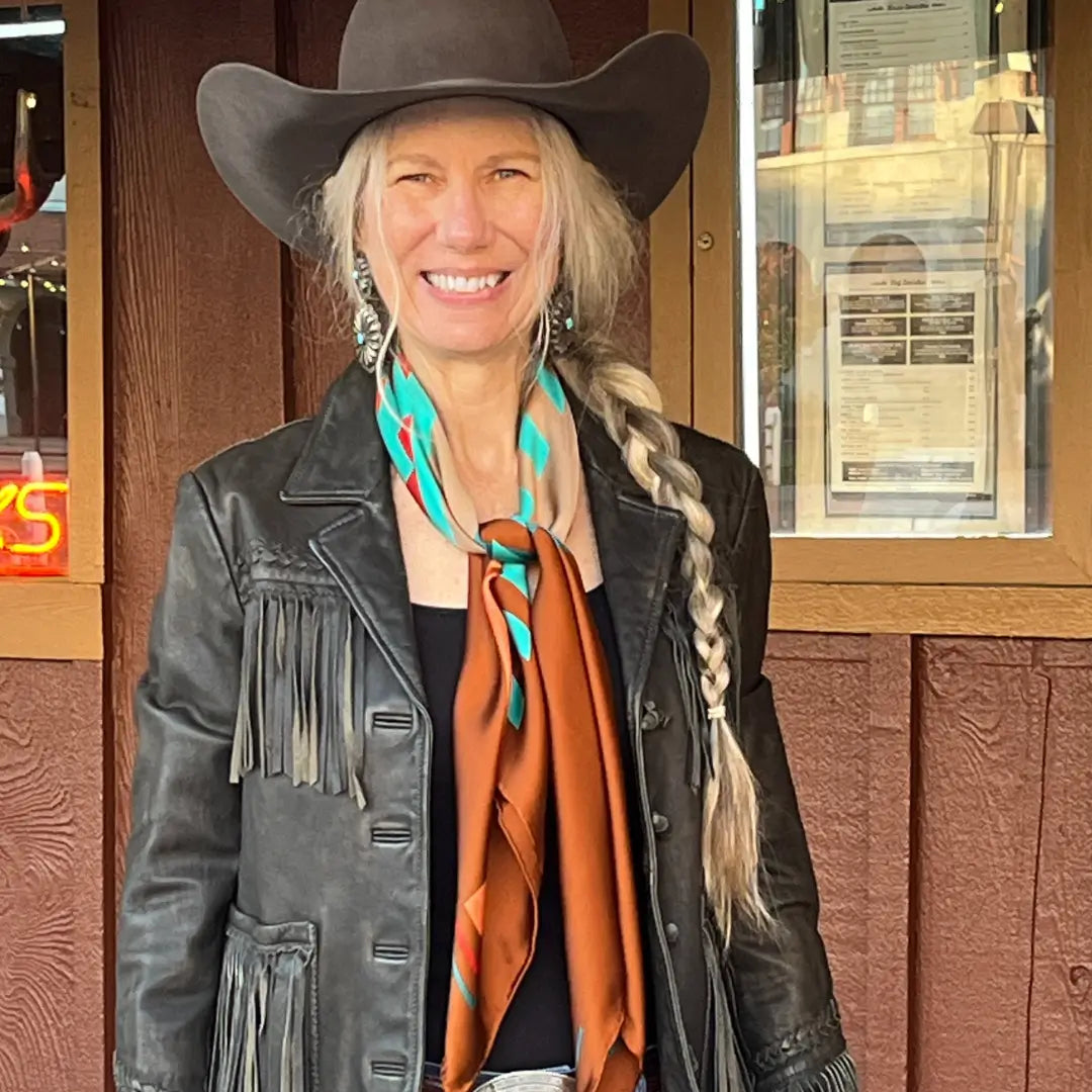 Western Wild Rags (Wild Thunderbird) Silk Scarf