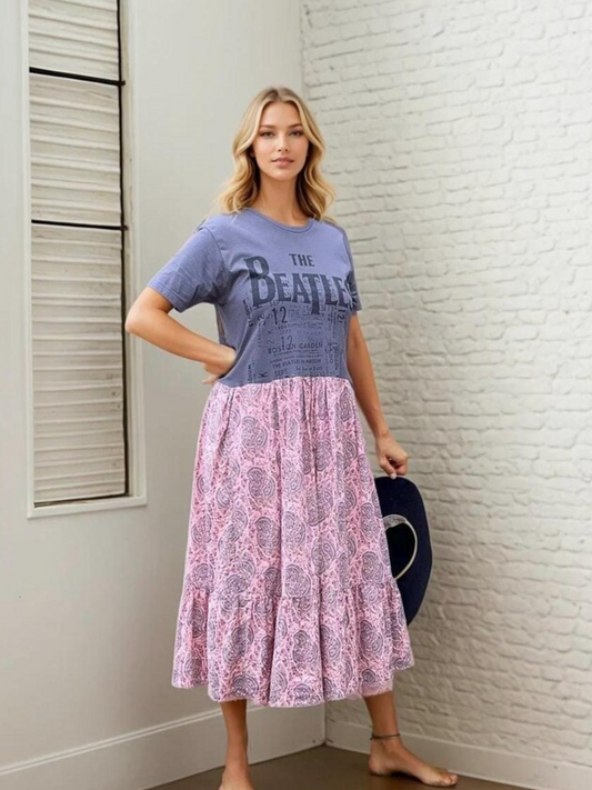 The Beatles T-shirt dress