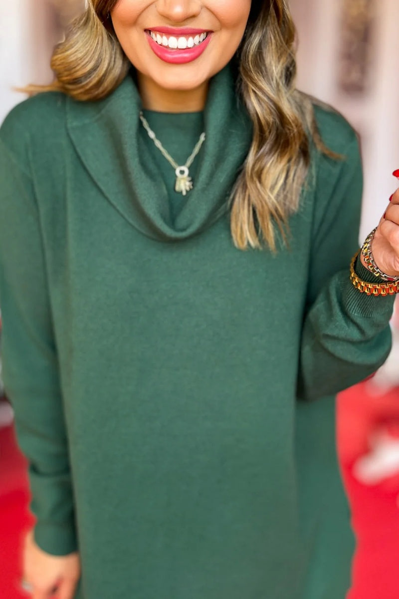 Grace Knit Boat Neck Tunic Sweater