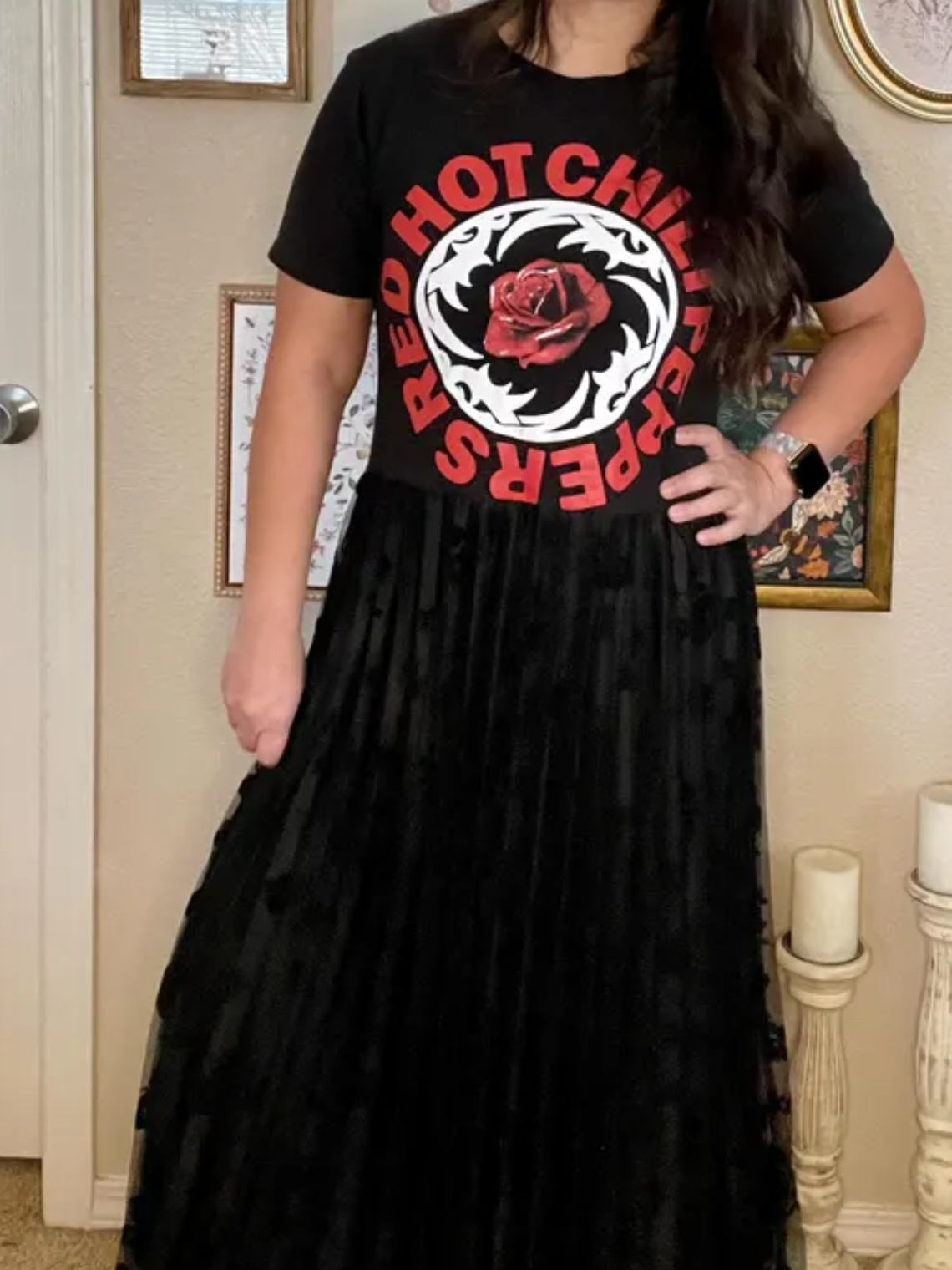 Red Chili Pepper T-Shirt Dress