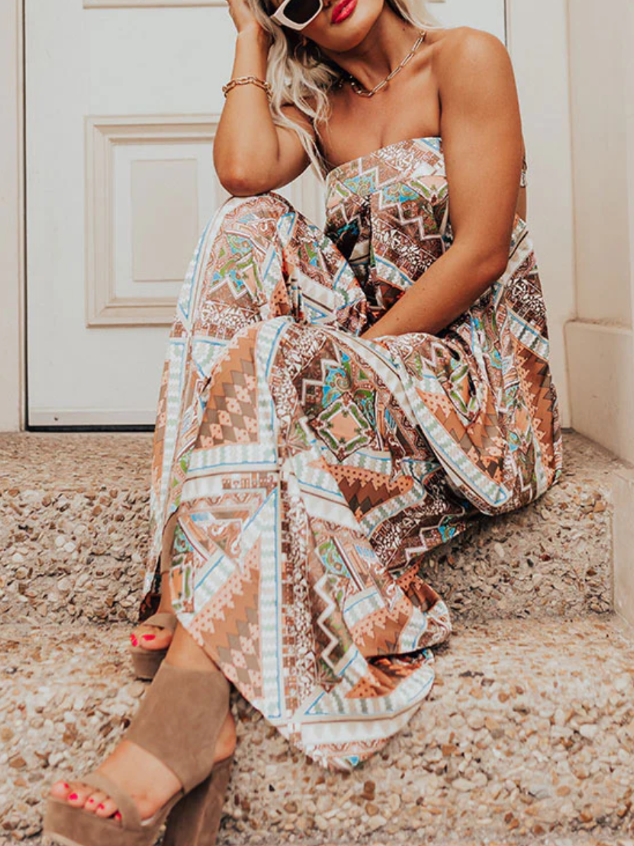 Overcome The Odds Paisley Jumpsuit