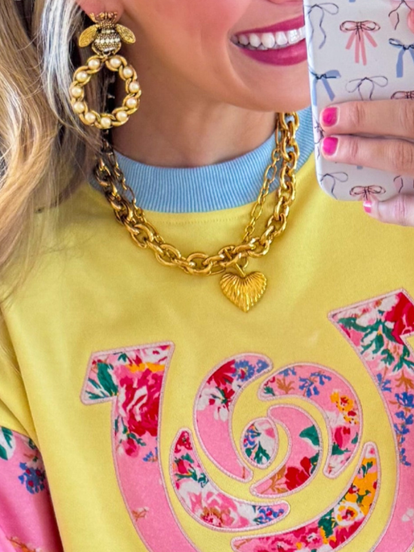 Gold Shell Heart Necklace