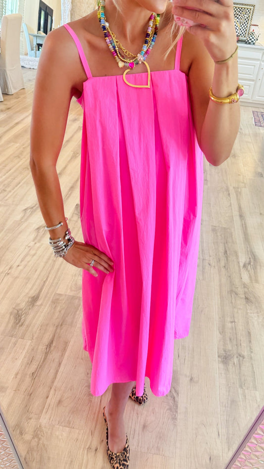 THML Pink Poplin Dress