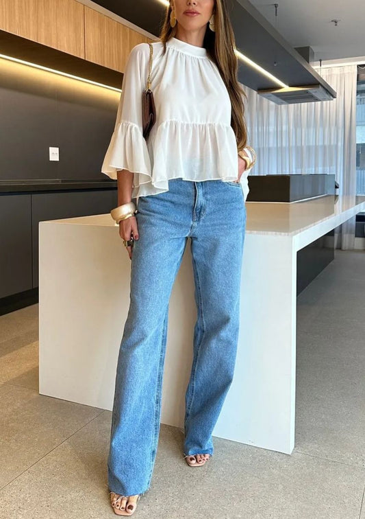 Flow Ruffled Blouse